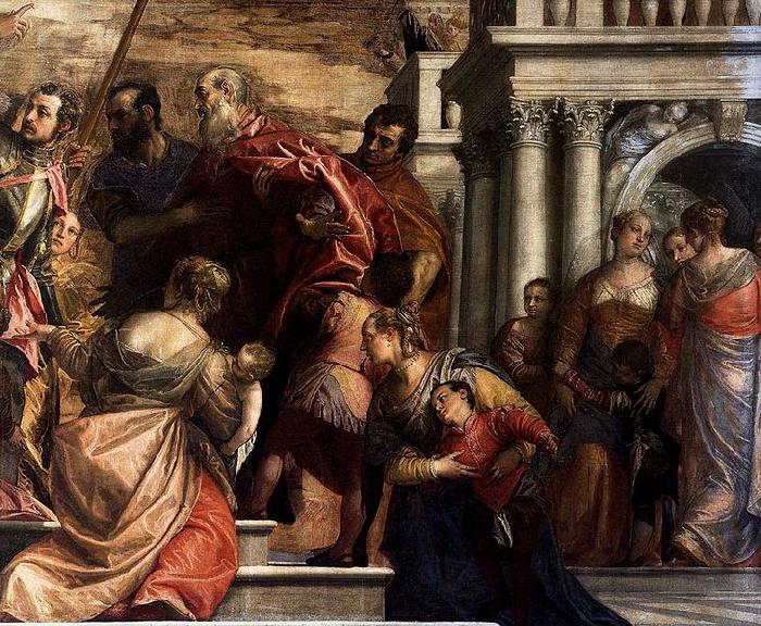 Paolo Veronese Saints Mark and Marcellinus being led to Martyrdom oil painting image